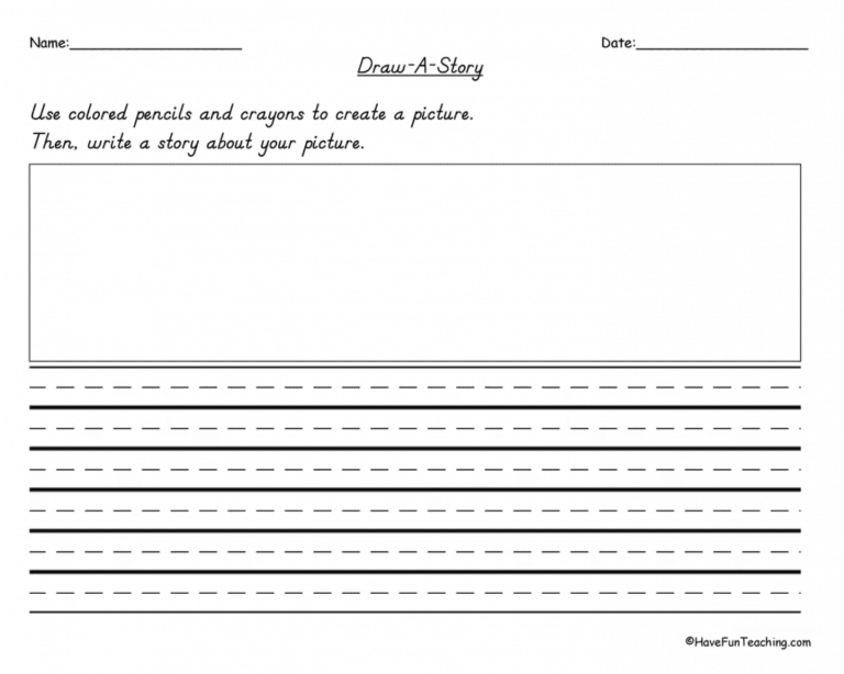 23 1st Grade Writing Worksheets To Practice New Skills The Teach Simple Blog 6831