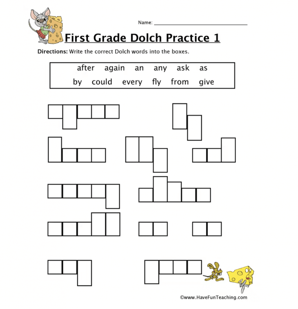 Ultimate Guide To First Grade Sight Words Dolch Fry More The 