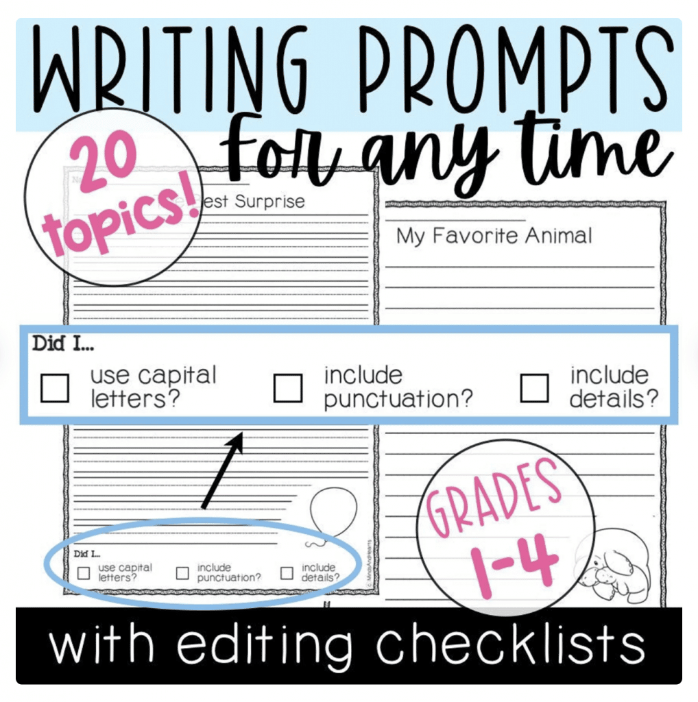 23 1st Grade Writing Worksheets To Practice New Skills - The Teach Simple  Blog