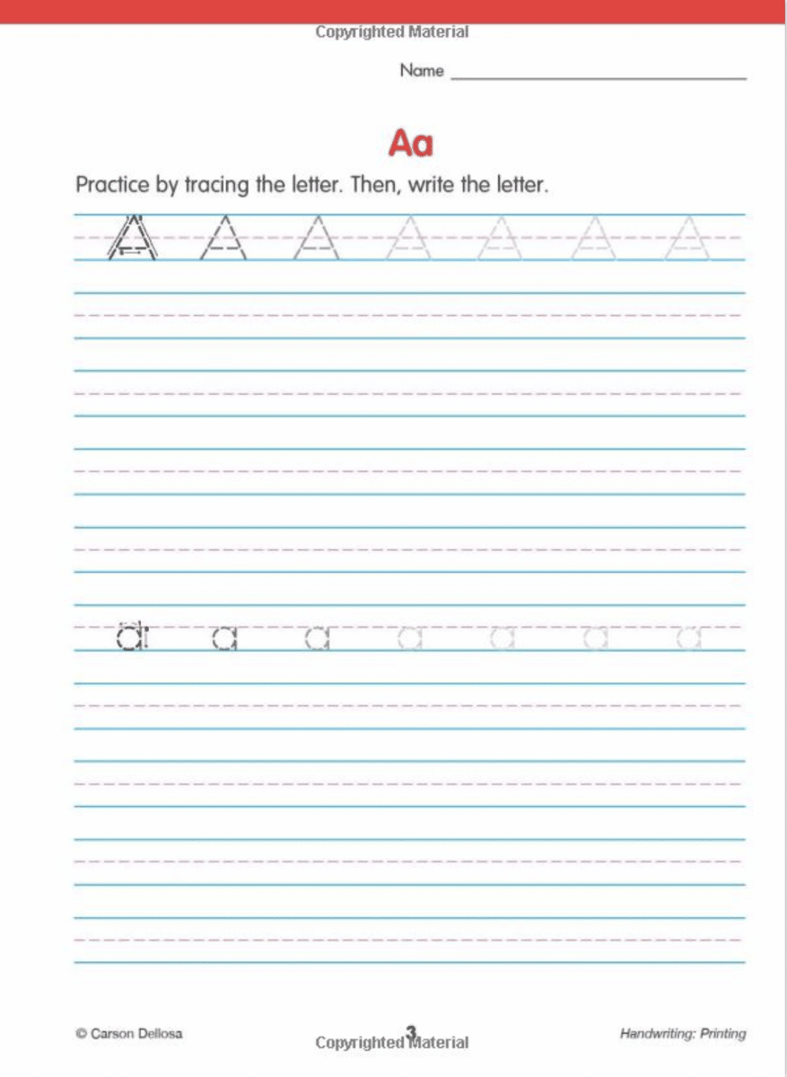 19 Essential 1st Grade Handwriting Worksheets The Teach Simple Blog 7815