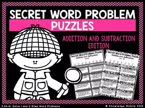 solving word problems first grade