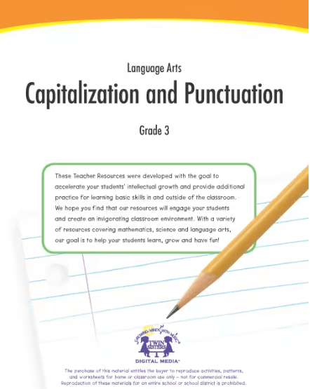 capitalization worksheets