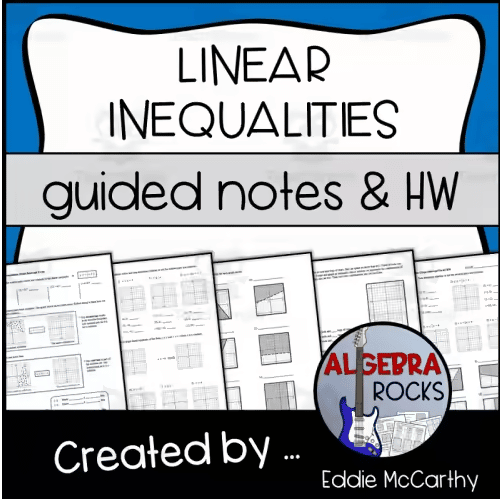 problem solving inequalities worksheet