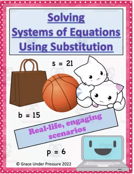 Systems of equations worksheets