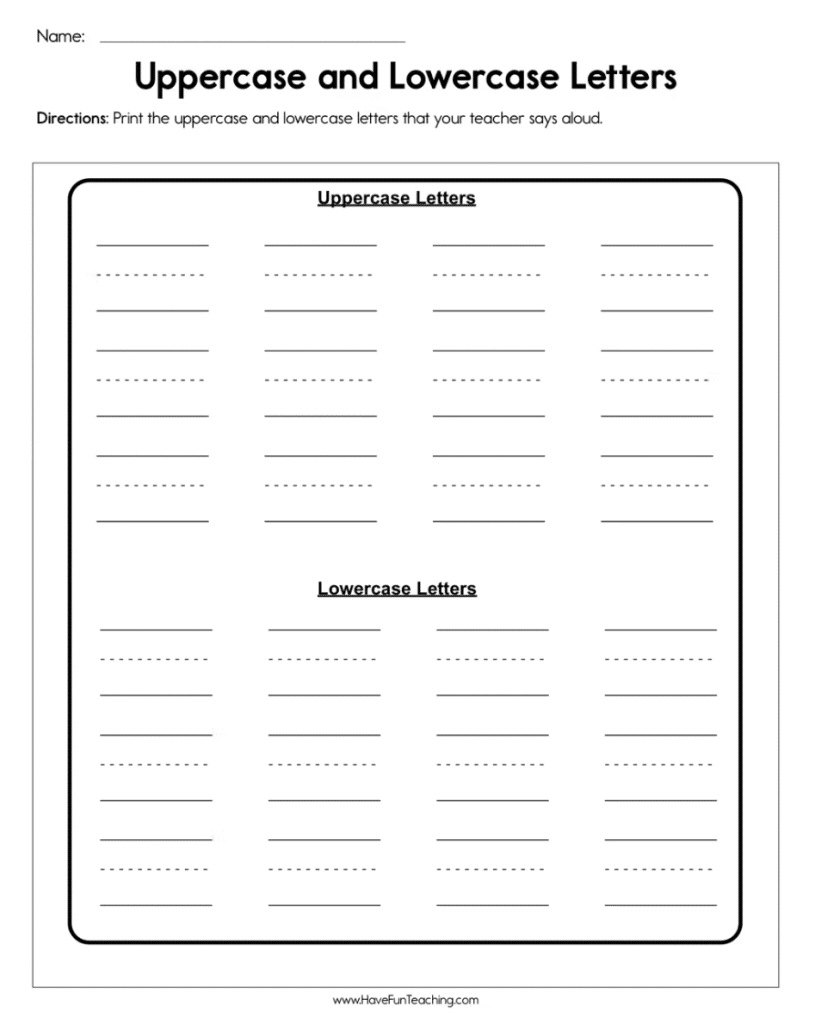 grade 1 writing assignments