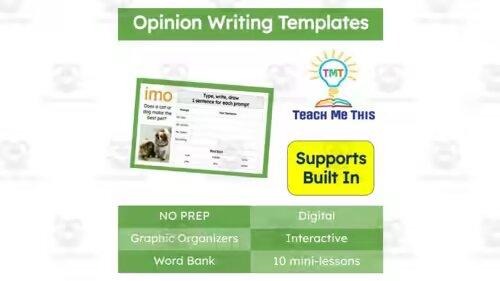 opinion writing paper template