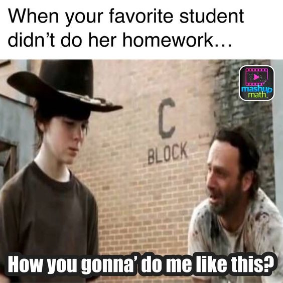 who made homework meme
