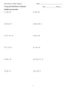 The Ultimate Resource For Distributive Property Worksheets - The Teach ...